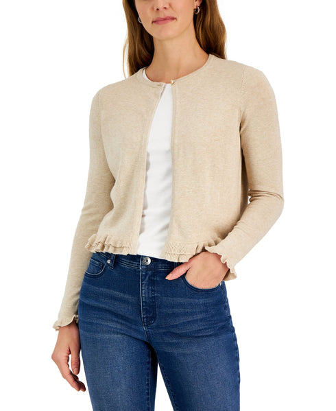 Charter Club Ruffle Hem Cardigan